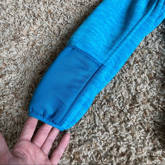 Free Country Teal Fleece Hooded Zip Up Jacket - Picture 8 of 13